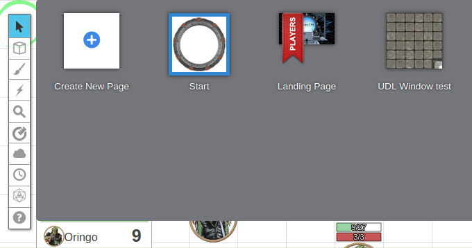 roll20 page layers