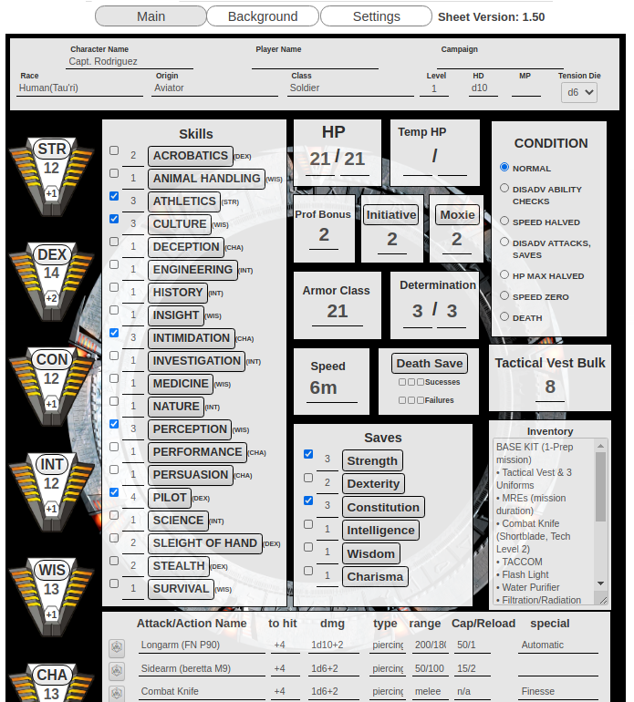 roll20 shadowrun character sheet control console