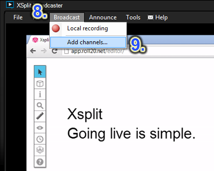 Xsplit Broadcast Menu.png